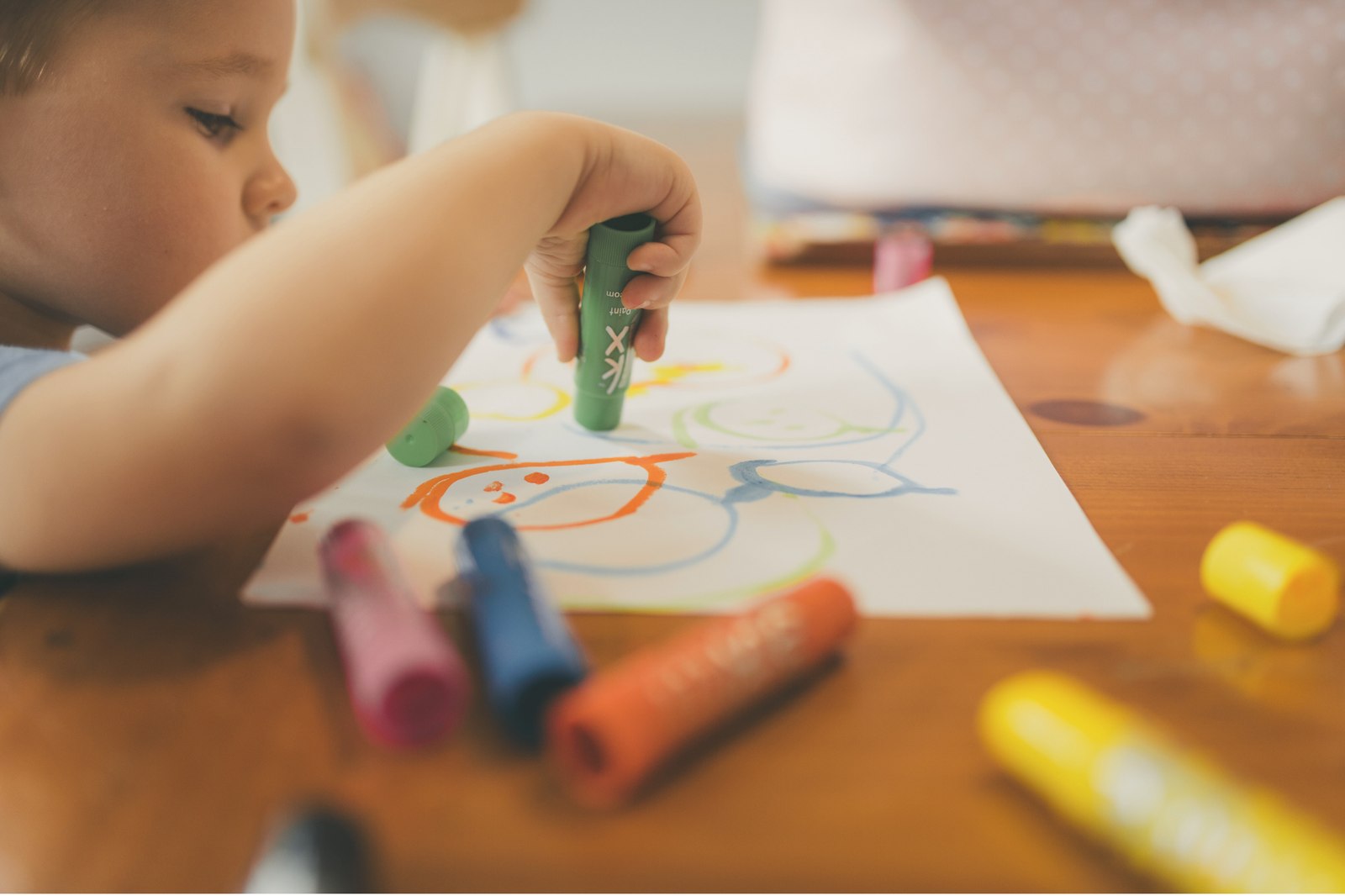 A child drawing